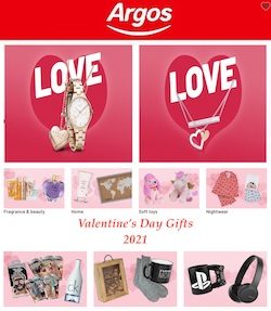 argos catalogue online valentine's day gifts 2021