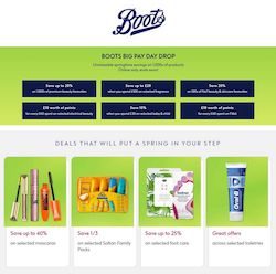 boots offers 5 - 11 April 2021