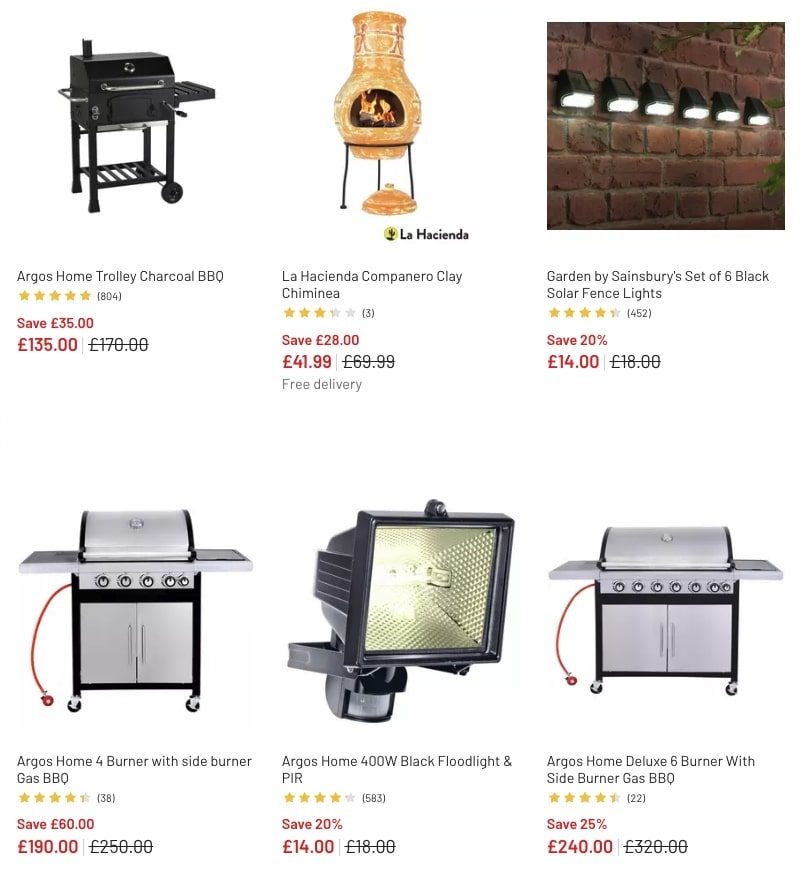Argos Catalogue BBQ and Garden Sale June 2023