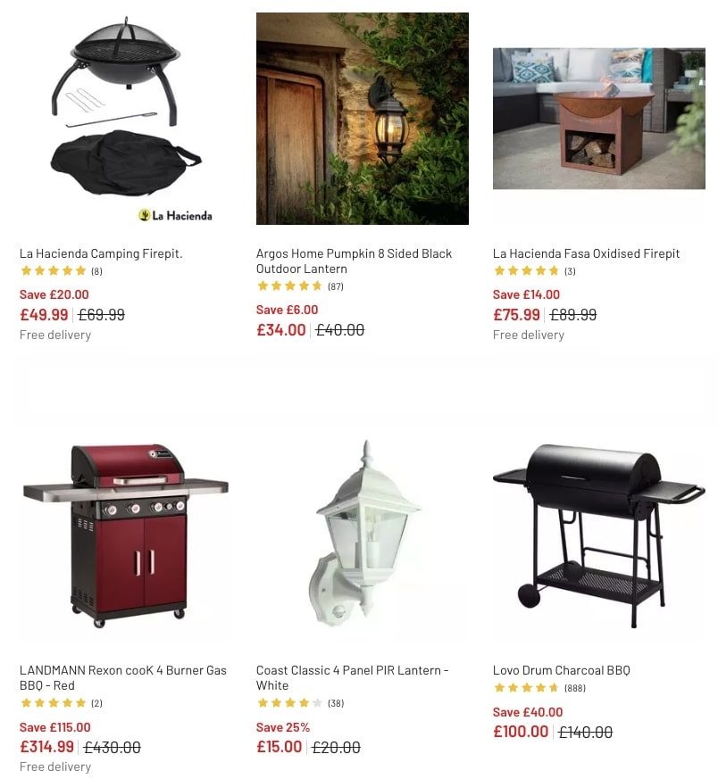 Argos Catalogue BBQ and Garden Sale June 2023