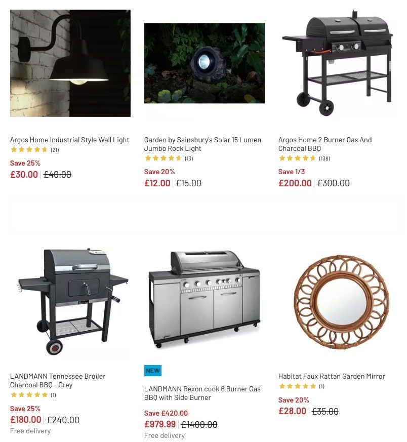 Argos Catalogue BBQ and Garden Sale June 2023