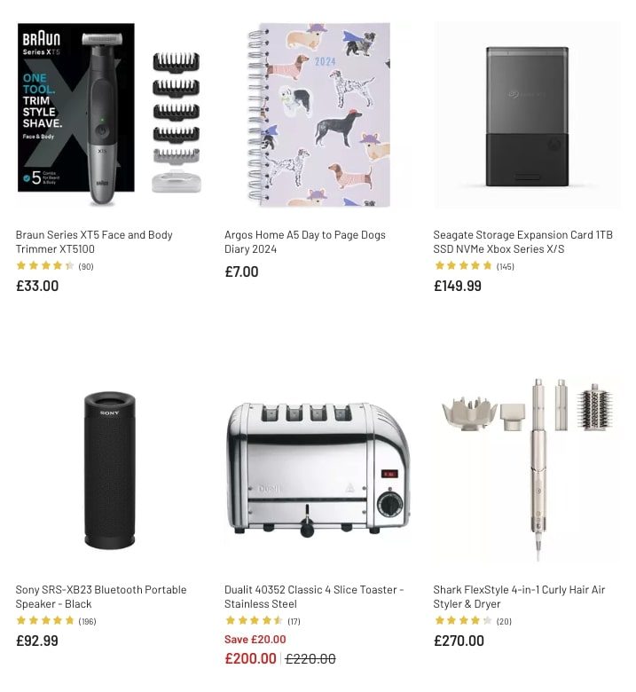 Argos Catalogue Christmas Gift Guide 2023 Argos Offers UK
