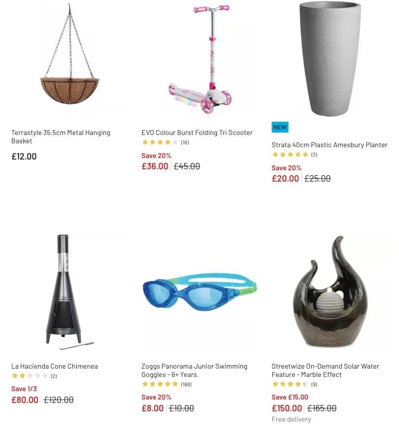 Argos Garden and Outdoor Sale 2023 New Argos Catalogue