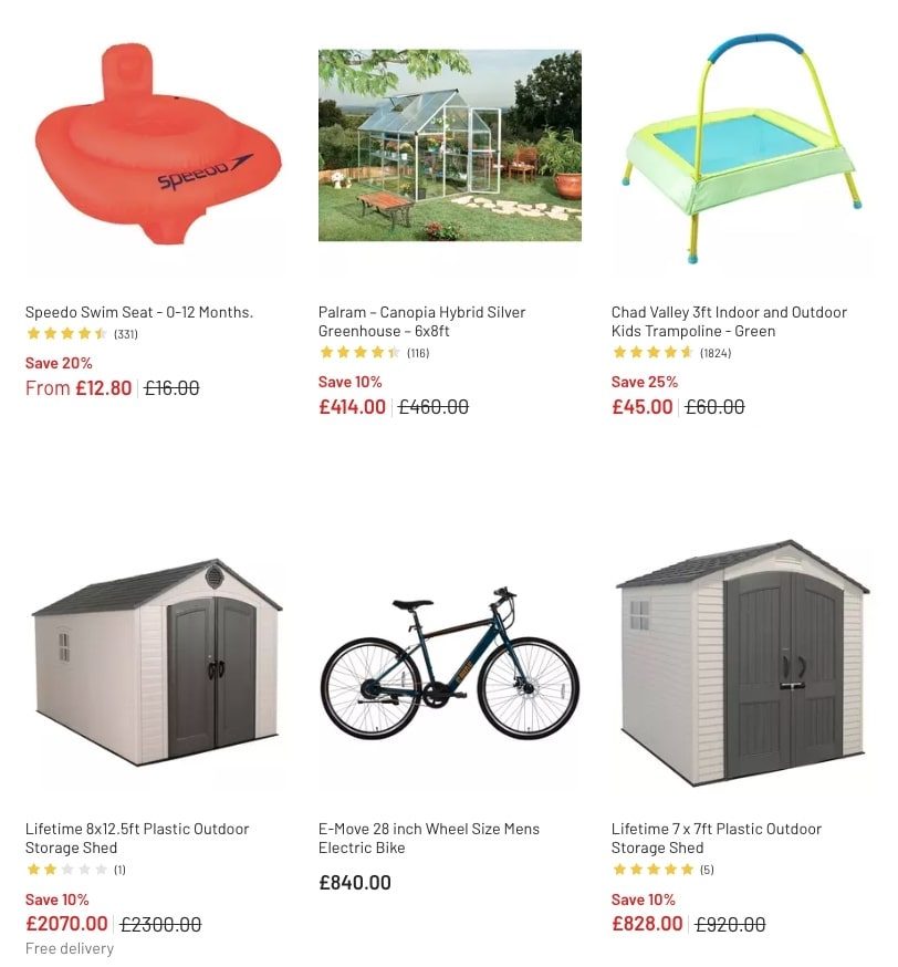 Argos Garden and Outdoor Sale 2023 New Argos Catalogue