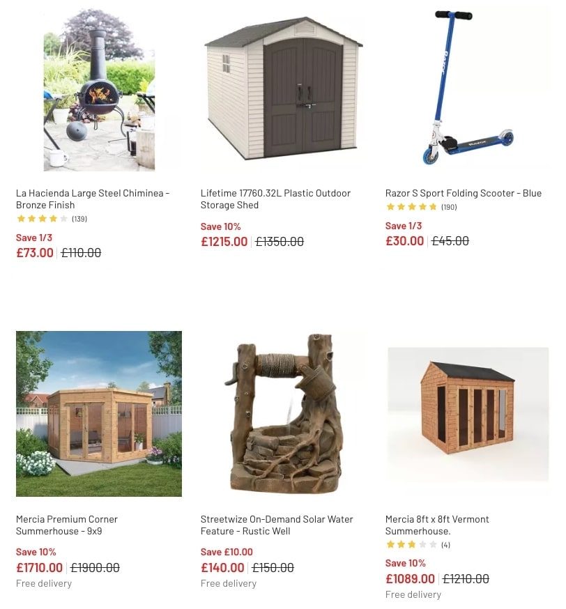 Argos Garden and Outdoor Sale 2023 New Argos Catalogue