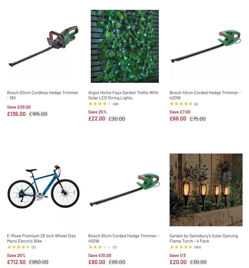 Argos Garden and Outdoor Sale 2023 New Argos Catalogue