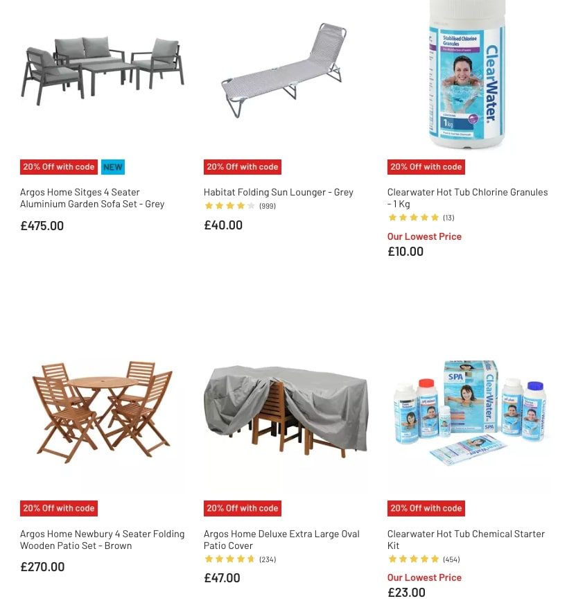 Argos Catalogue Garden Furniture March Sale 2023 New Catalog