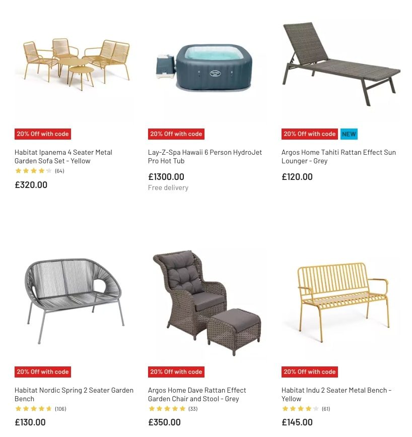 Argos Catalogue Garden Furniture March Sale 2023 New Catalog
