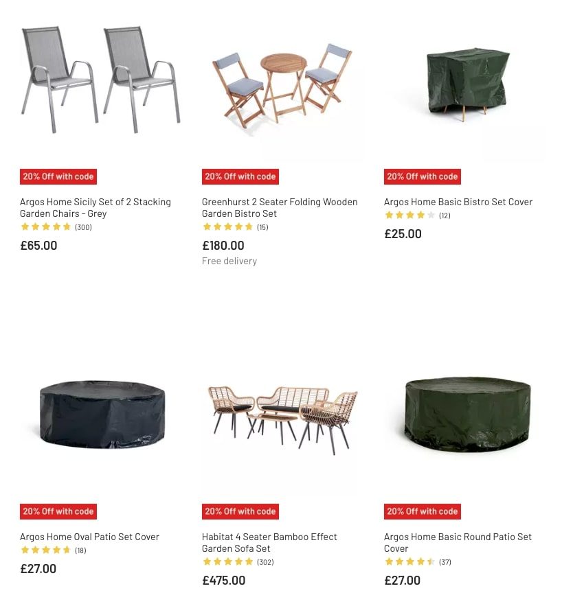 Argos Catalogue Garden Furniture March Sale 2023 New Catalog