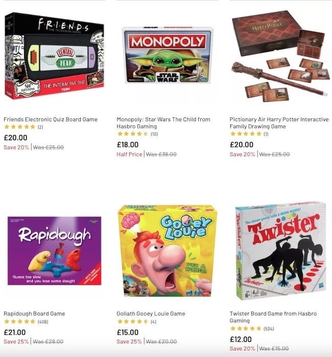 Argos Online Board Games Sale 2021 Argos Catalogue Argos 2021