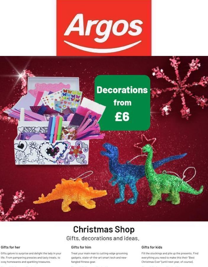 Argos Catalogue Online Christmas Gift Guide 2021