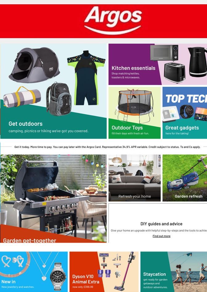 Argos Catalogue Online Clearance 24 Apr – 8 May 2021