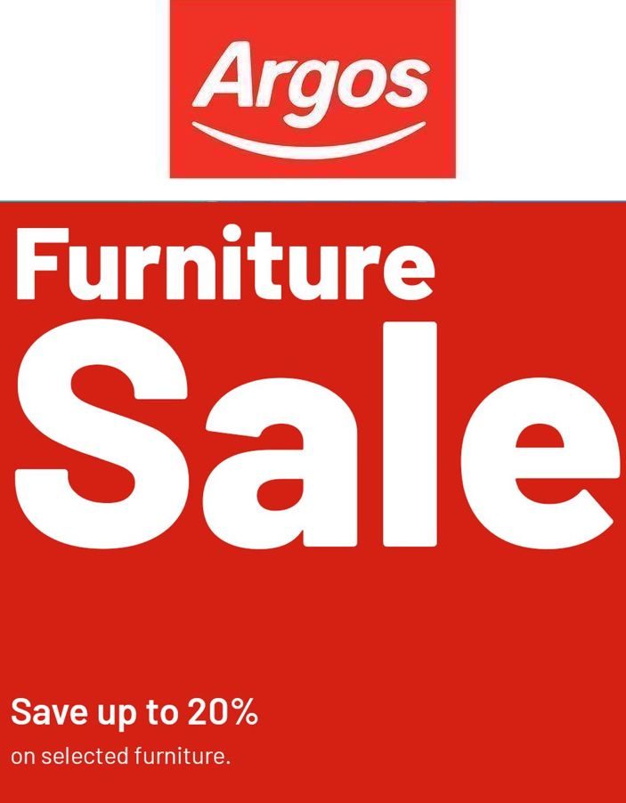 Argos Catalogue Online Furniture Sale 1 – 31 July 2021