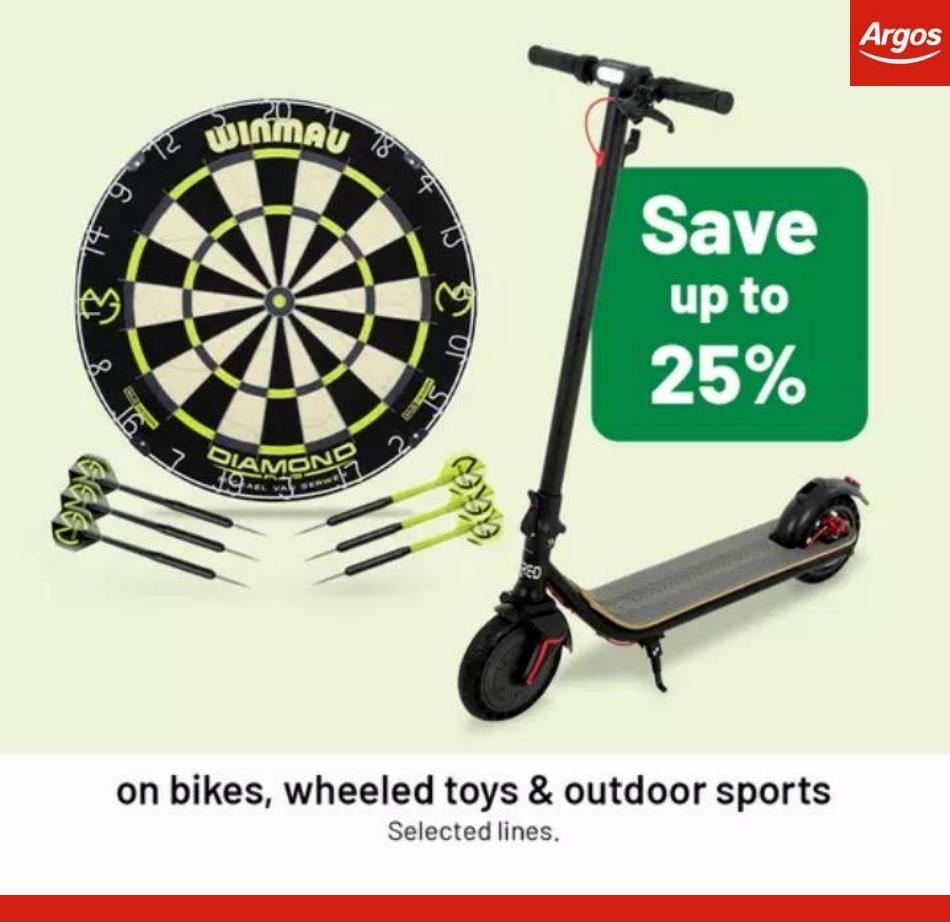 Argos Catalogue Online Wheeled Toys and Outdoor Sports 2022
