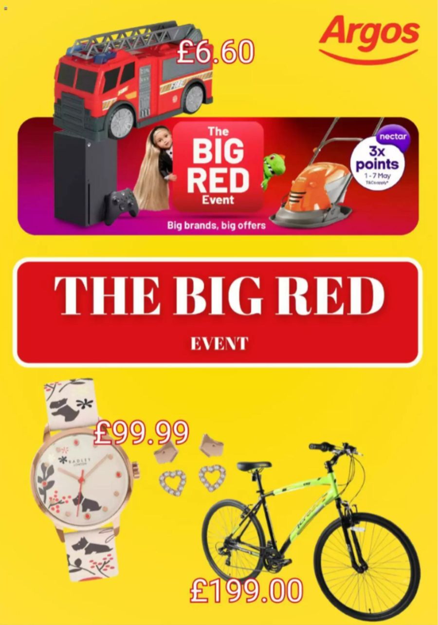 Argos Catalogue The Big Red Event 2024