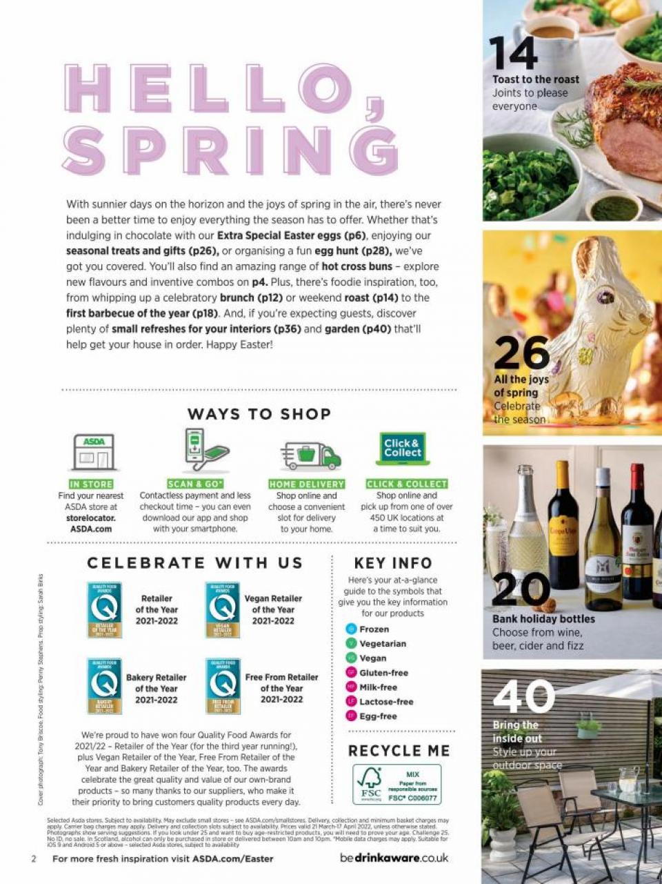 ASDA Offers Spring Guide 2022 ASDA Offers ASDA Groceries Easter