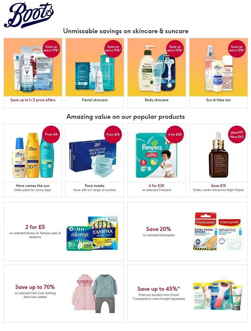 boots offers 15 june 2020