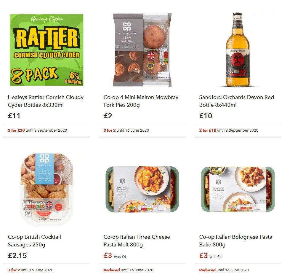 Coop Offers | Co Op Food | Coop Deals | Cooperative Food | Meal Deal