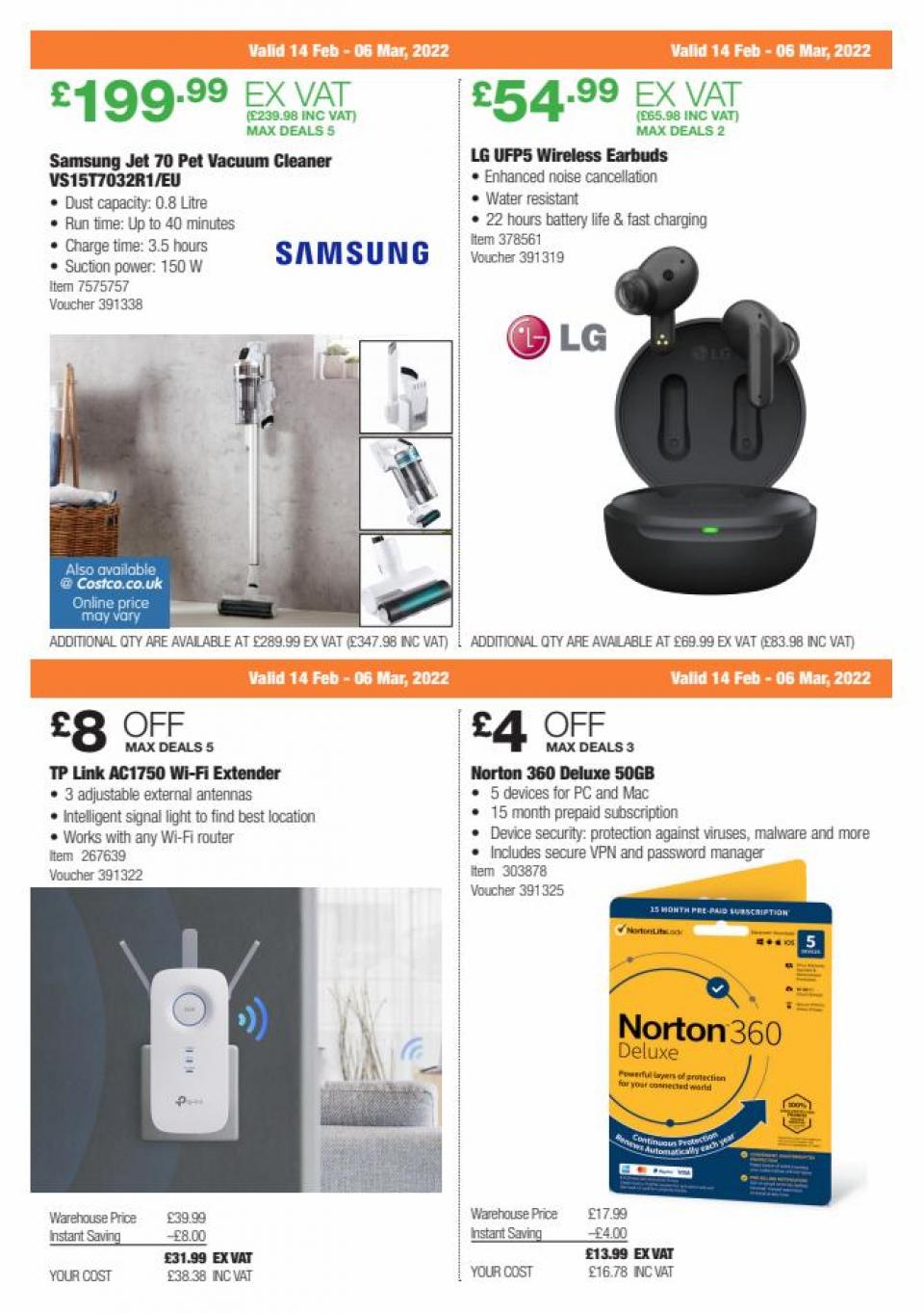 Costco Offers 14 Feb 2022 | Costco Catalogue | Costco Special Offers | Uk