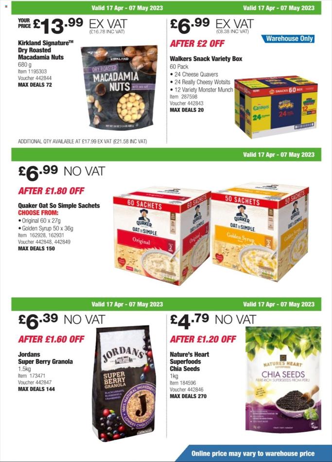 Costco Offers 17 Apr 7 May 2023 Costco Catalogue Costco UK