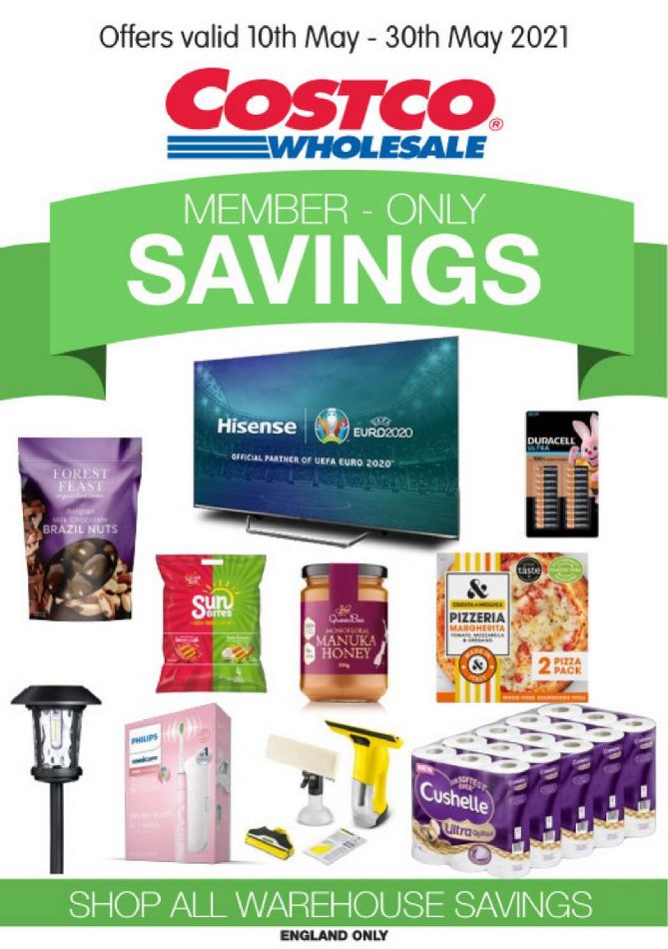 Costco Offers Member-Only-Savings 10 – 30 May 2021