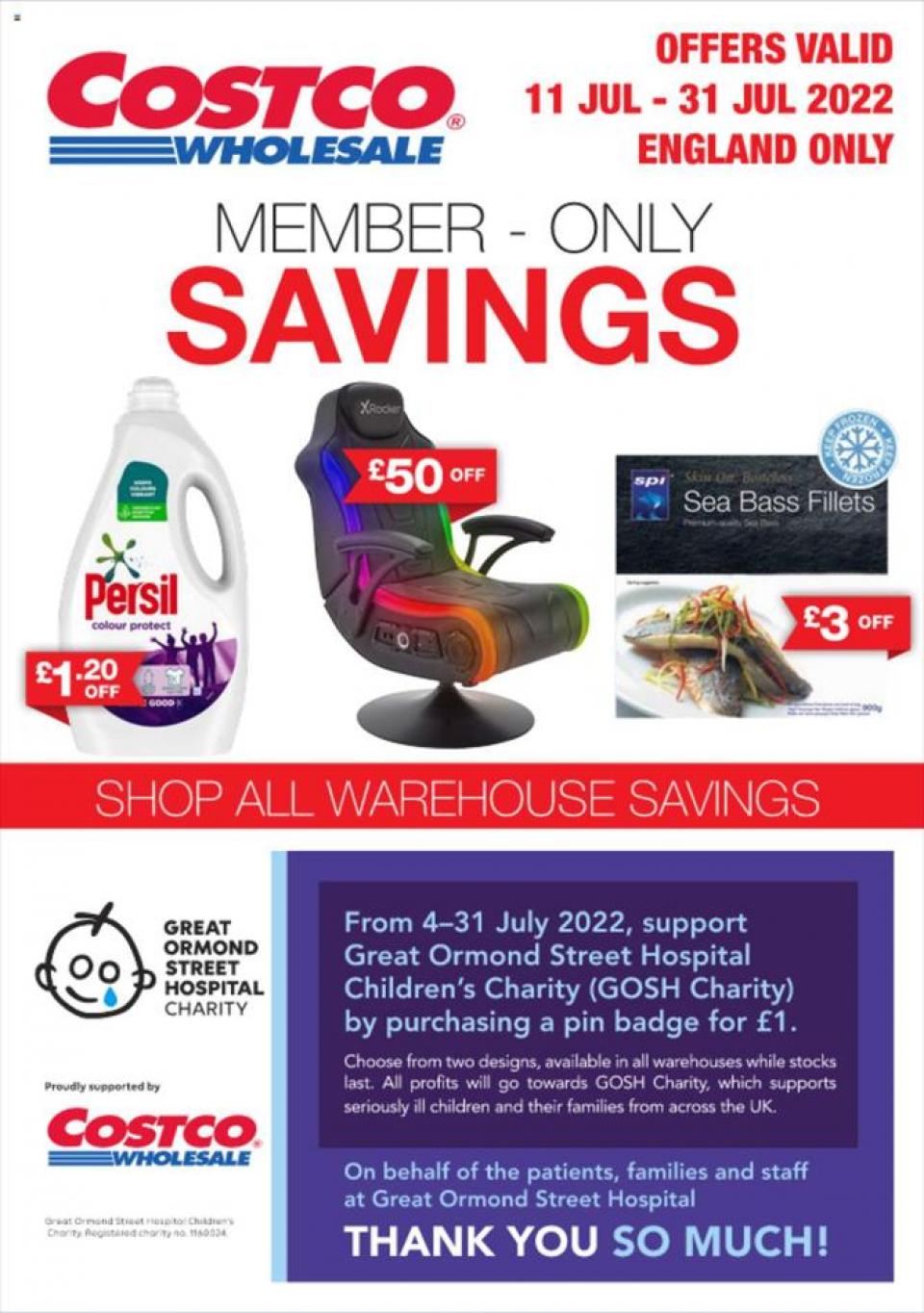 Costco Offers Member-Only Savings 11 – 31 July 2022