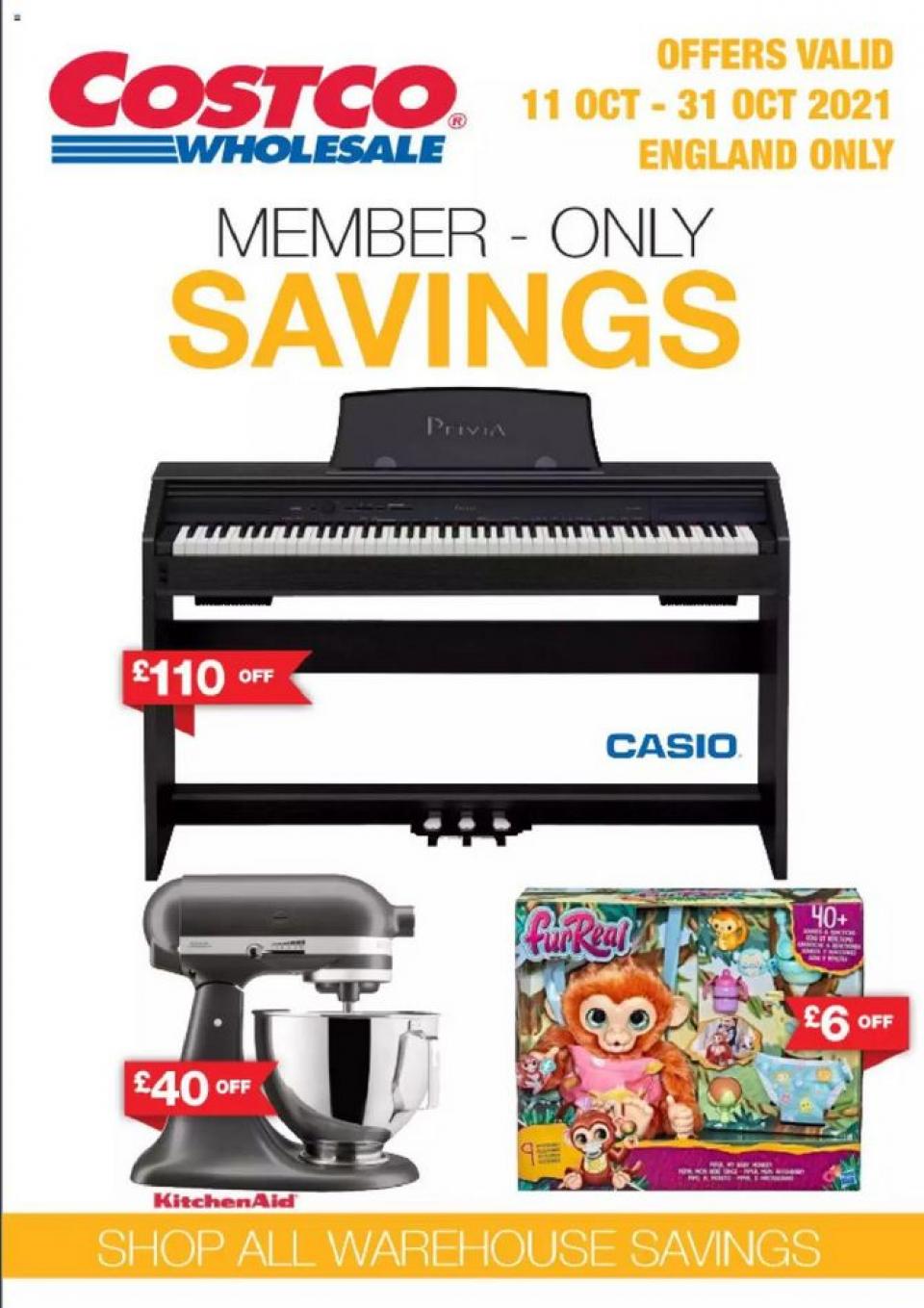 Costco Offers Member-Only Savings 11 – 31 October 2021