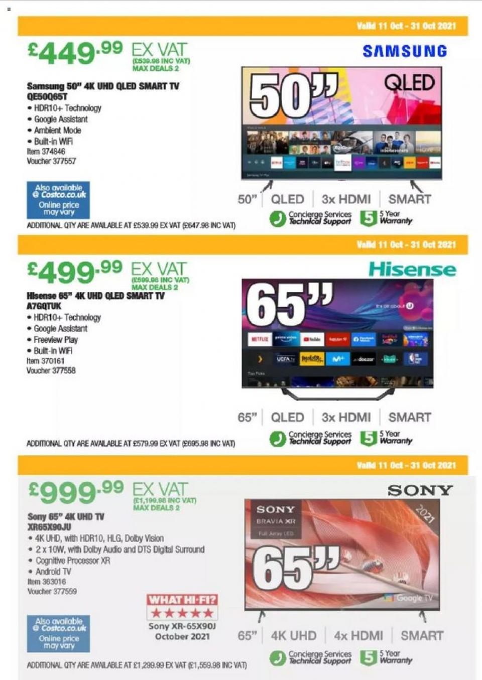 Costco Offers 11 October 2021 Costco Catalogue Costco MemberOnly