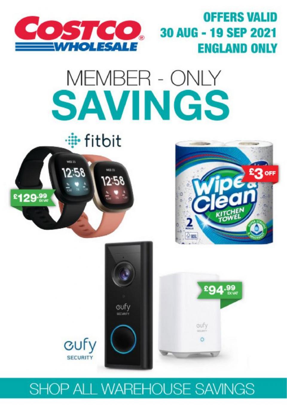 Costco Offers Member-Only Savings 30 Aug – 19 Sep 2021