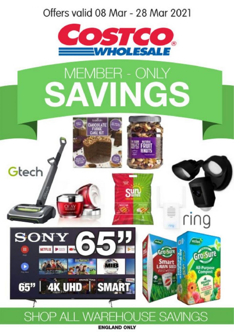 Costco Offers Member-Only-Savings 8 – 23 March 2021