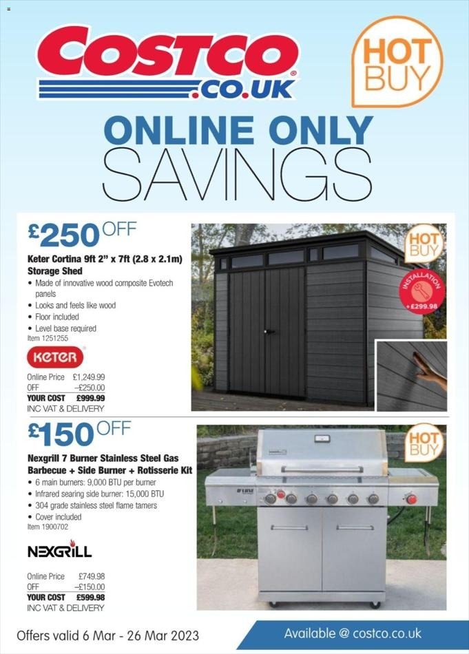 Costco Offers Online Savings 6 – 26 March 2023