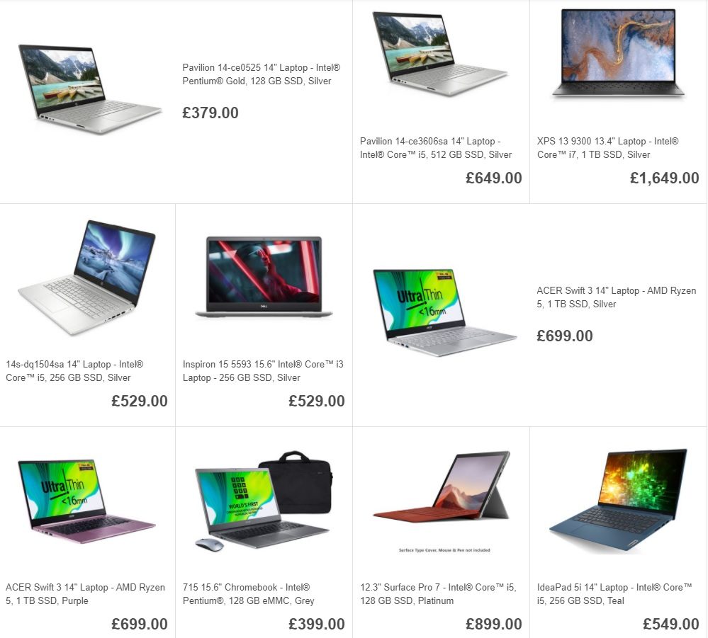 Currys Sale 14 October Currys Black Friday Currys Laptops Tablets