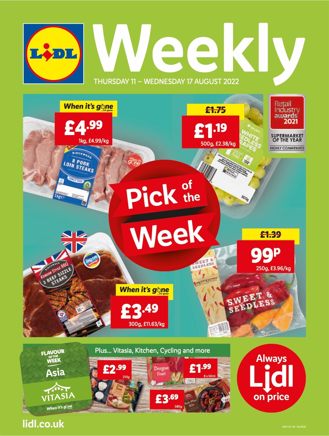 Lidl Offers 11 – 17 August 2022
