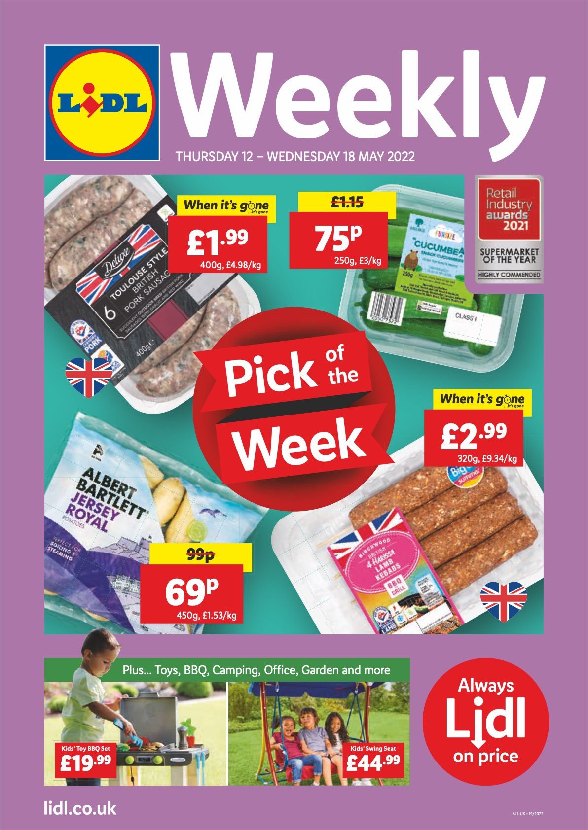 Lidl Offers 12 – 18 May 2022