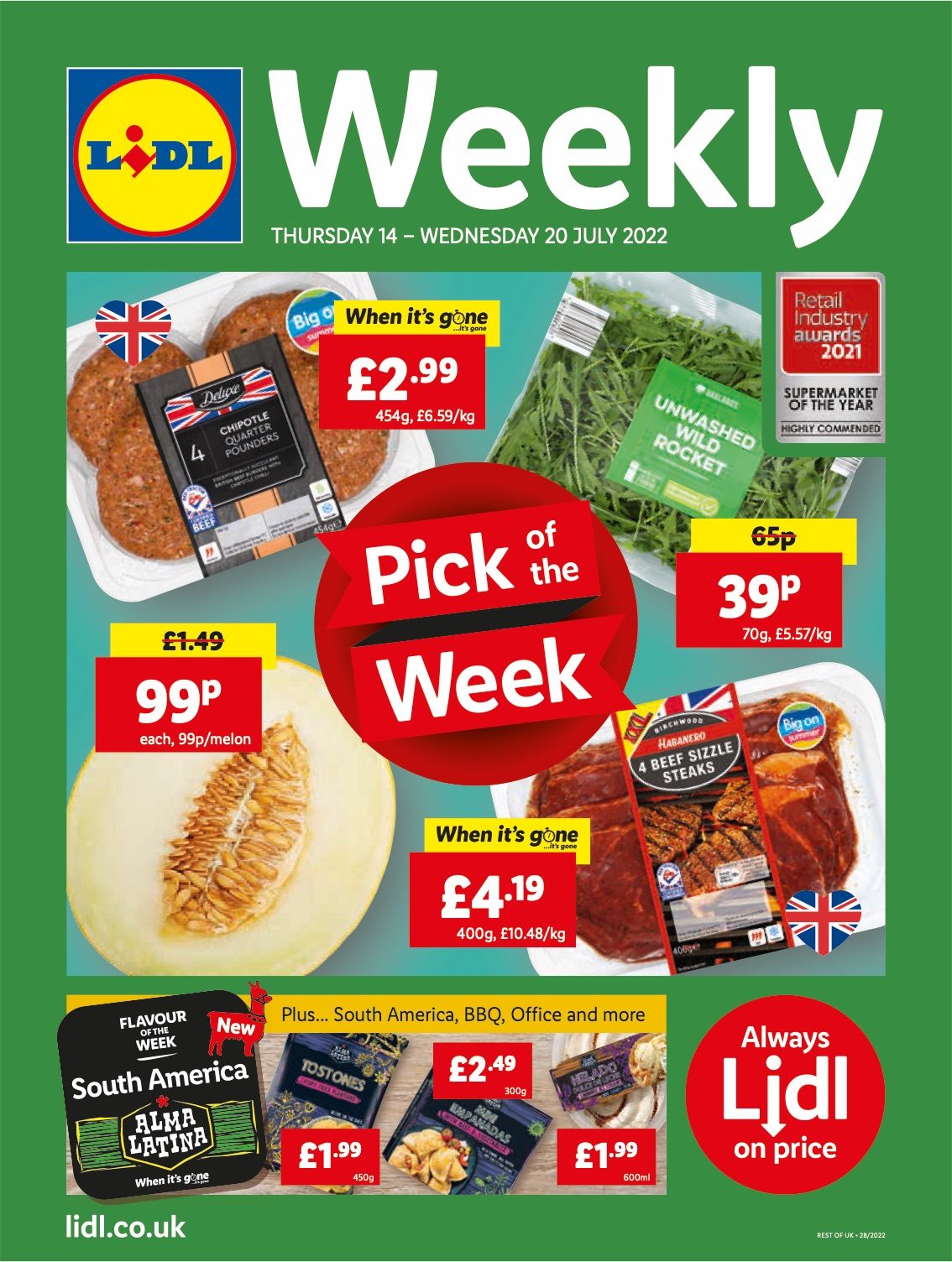 Lidl Offers 14 – 20 July 2022