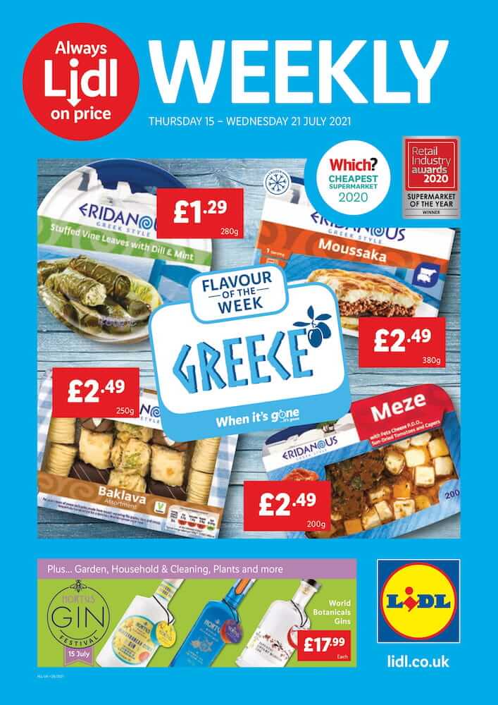 Lidl Offers 15 – 21 July 2021