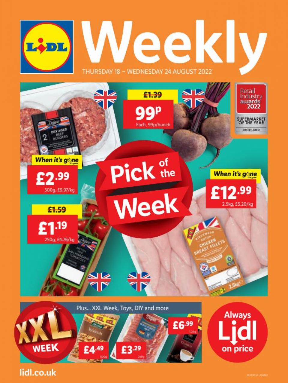 Lidl Offers 18 – 24 August 2022