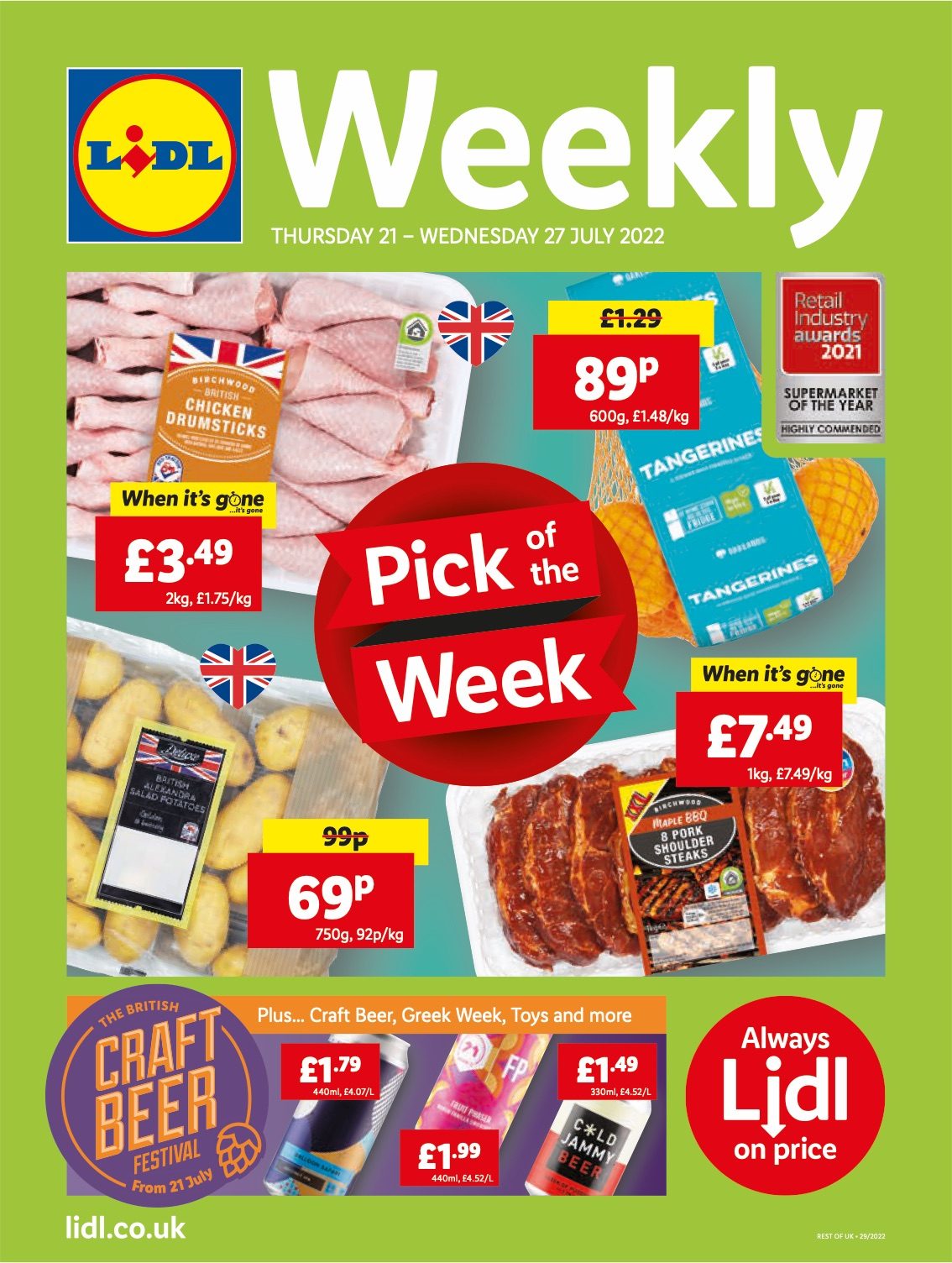 Lidl Offers 21 – 27 July 2022