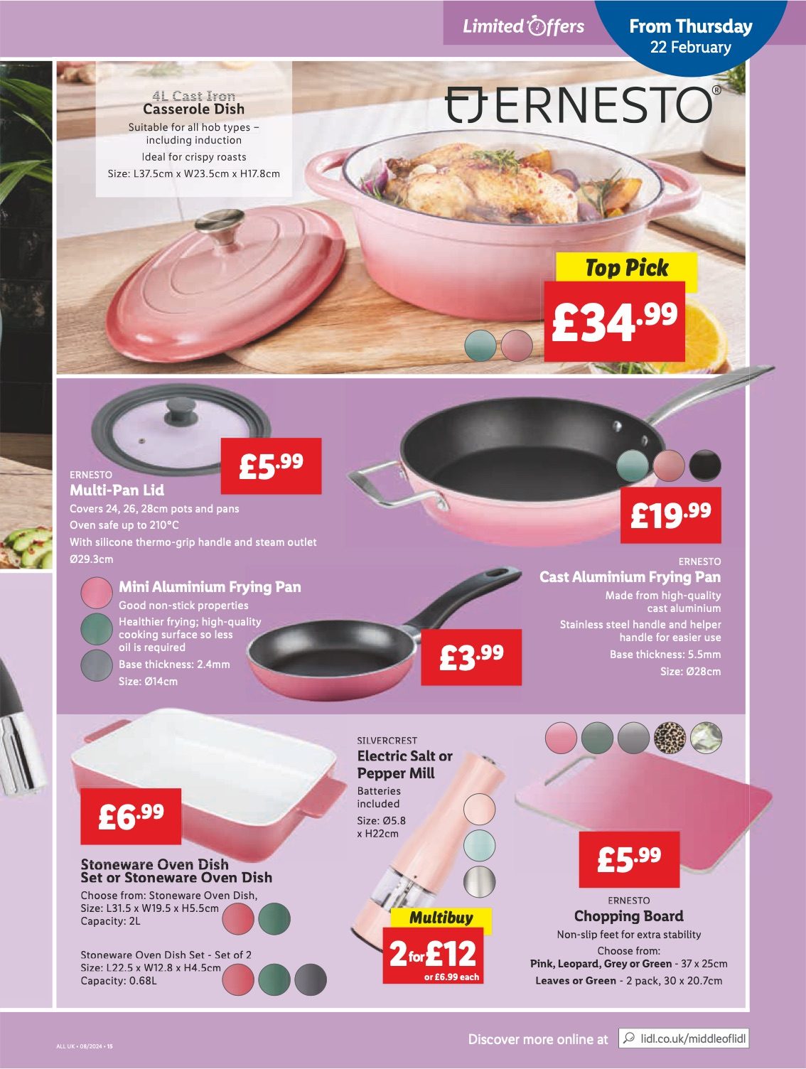 Lidl Offers 22 - 28 February 2024 | Lidl Specials | Lidl Leaflet | UK