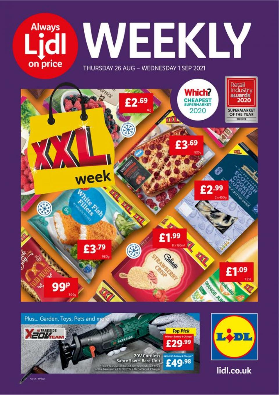 Lidl Offers 26 Aug – 1 Sep 2021