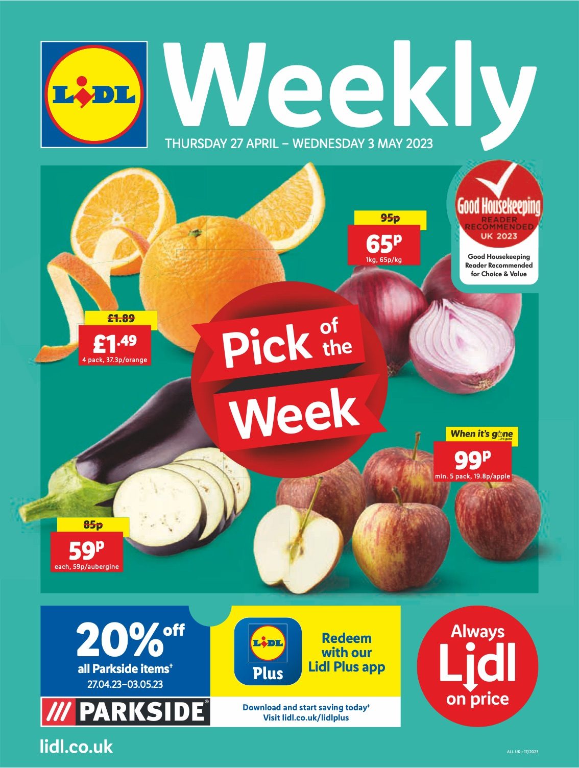Lidl Offers 27 Apr – 3 May 2023