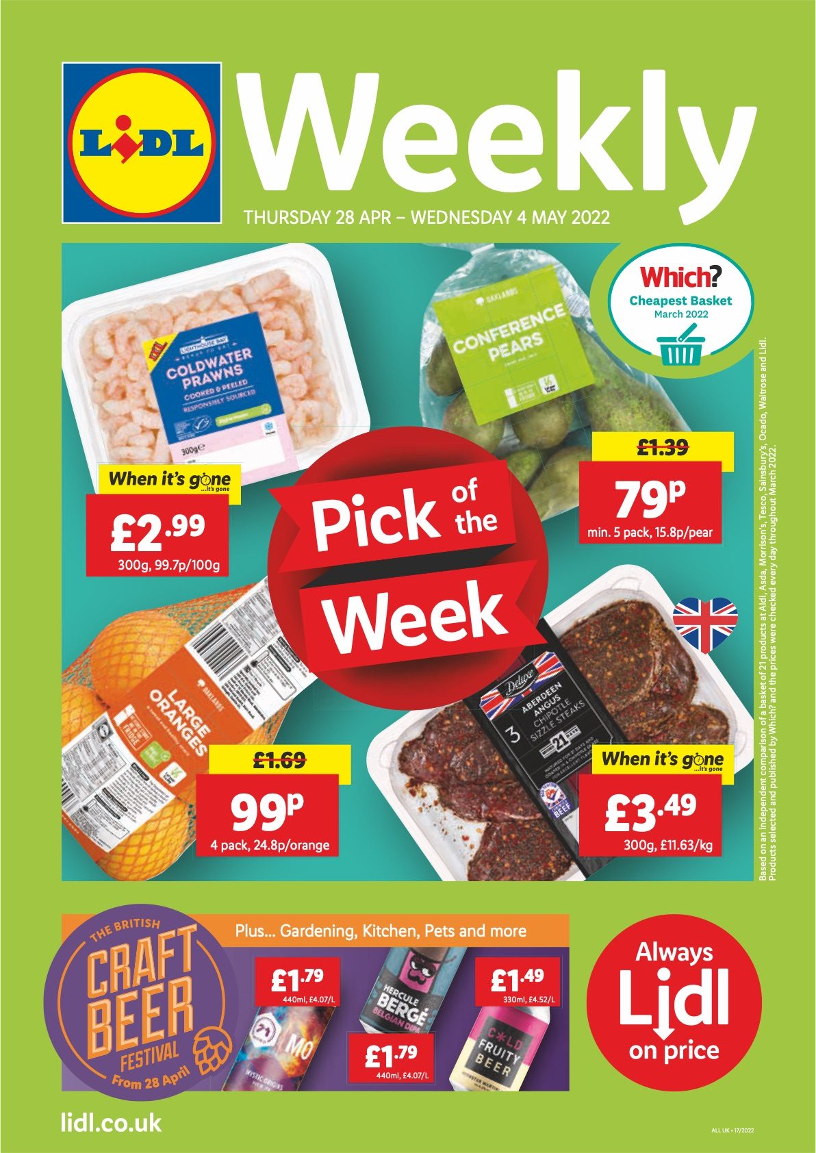 Lidl Offers 28 Apr – 4 May 2022