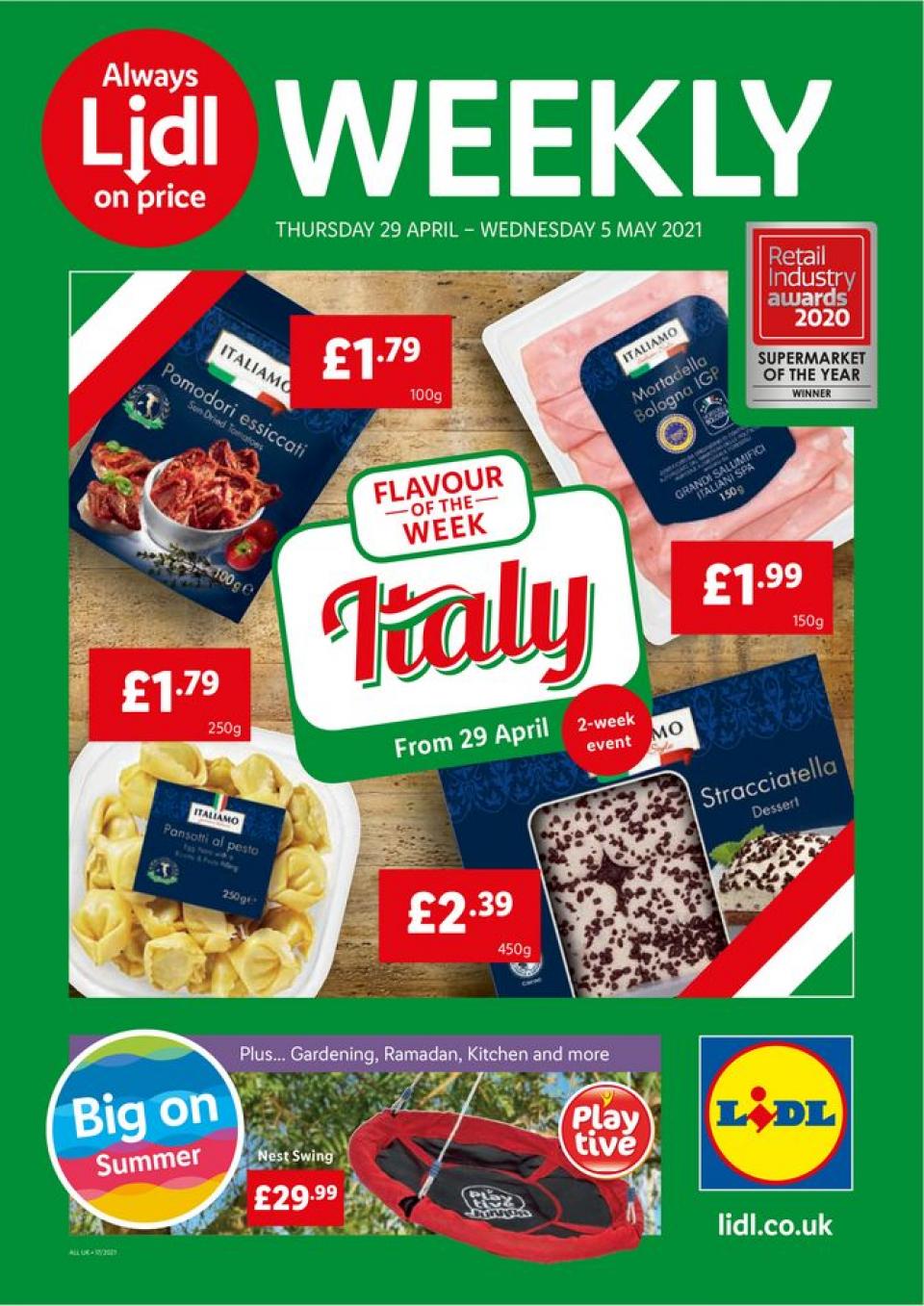 Lidl Offers 29 Apr – 5 May 2021