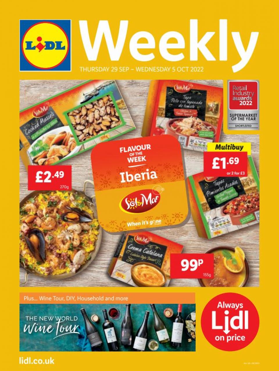 Lidl Offers 29 Sep – 5 Oct 2022
