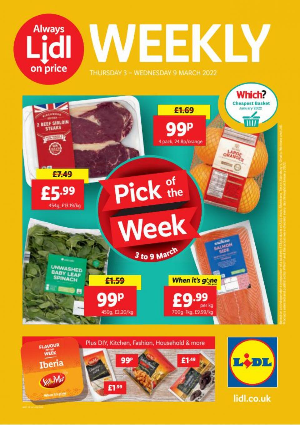 Lidl Offers 3 – 9 March 2022