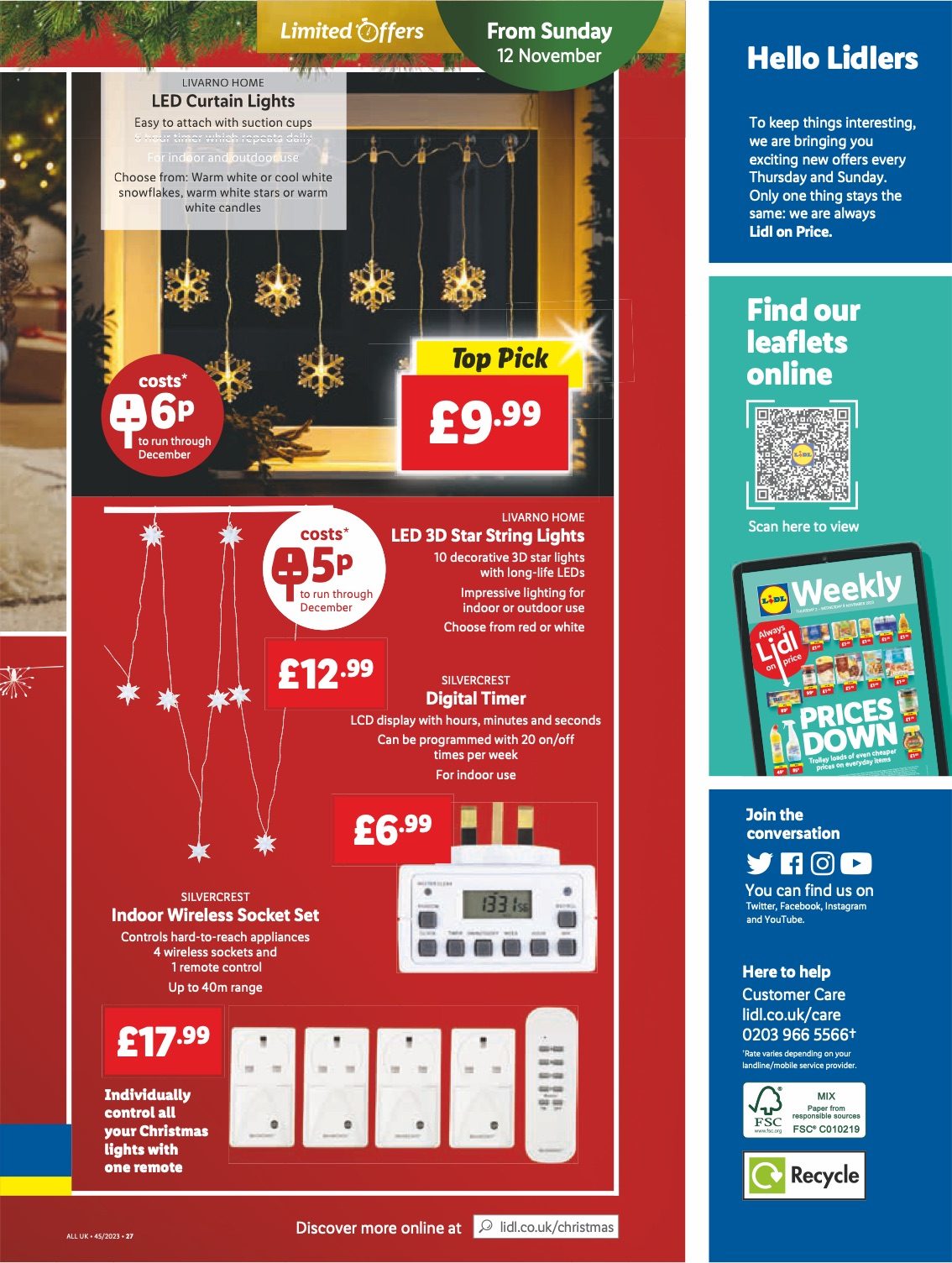Lidl Offers 9 15 November 2023 Lidl Specials Lidl Leaflet UK