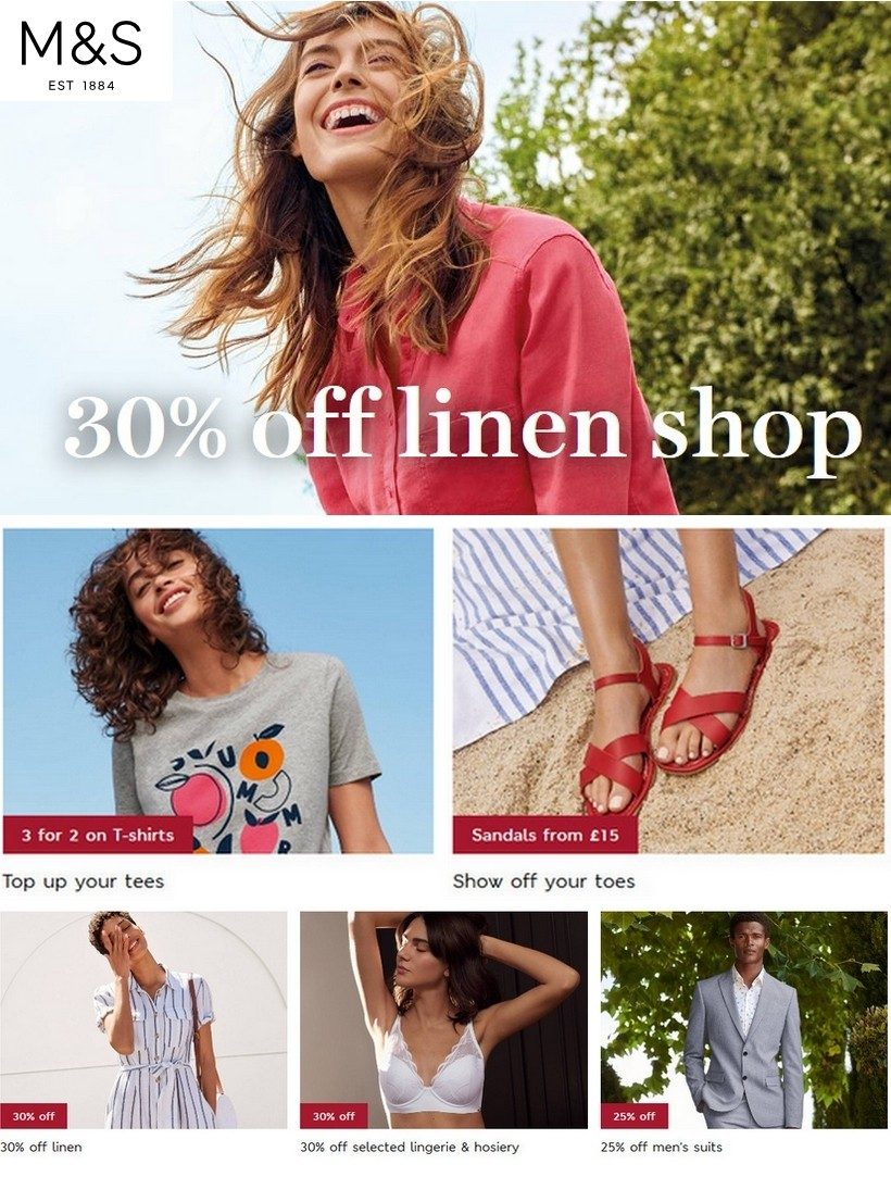marks and spencer sale 14 july 2020