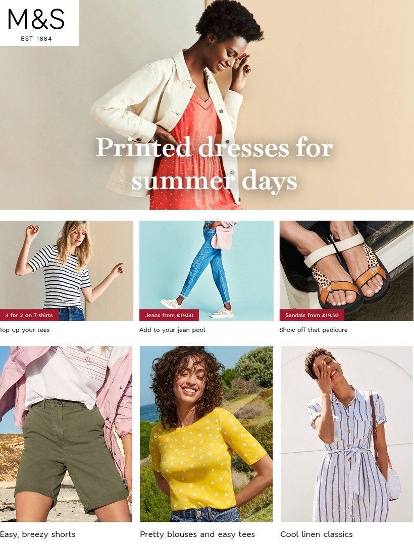 marks and spencer sale 29 july 2020