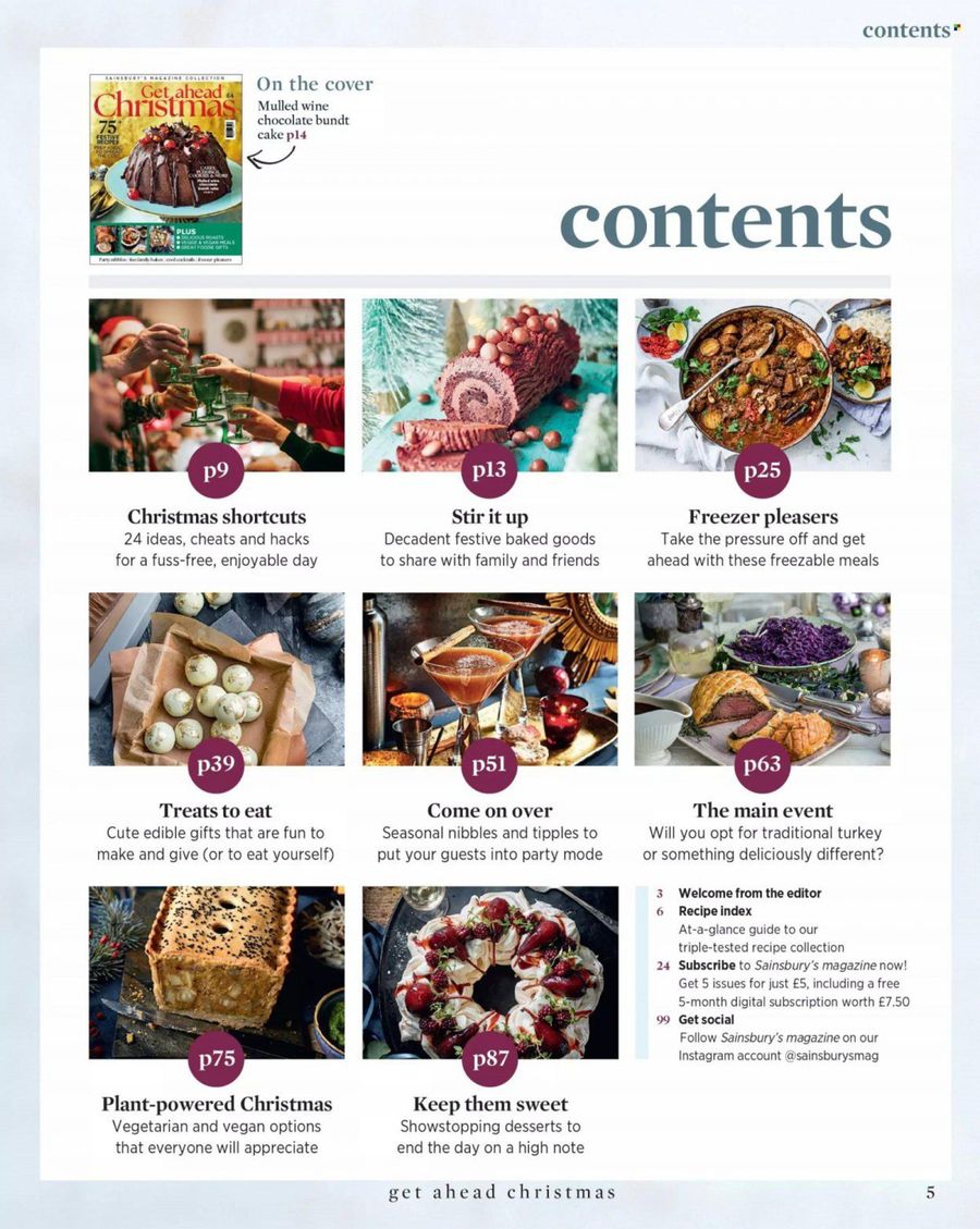 Sainsburys Christmas Offers 2023 Sainsburys Leaflet UK 2023