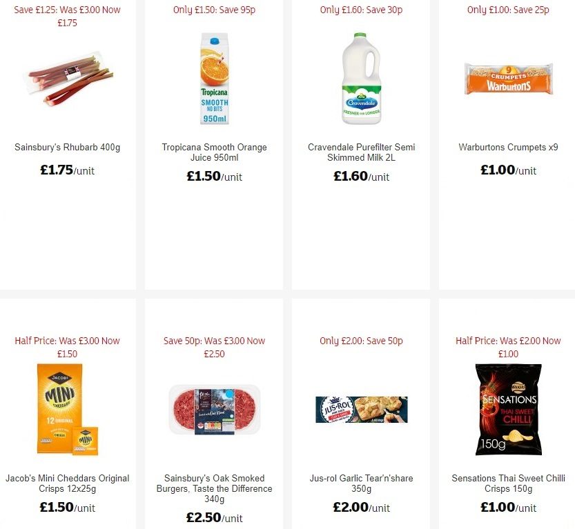 Sainsburys Offers 17 August Sainsburys Shopping Sainsburys Sale